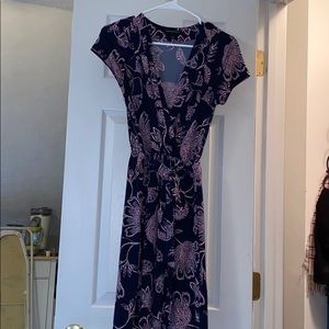 Small Banana Republic faux wrap dress.